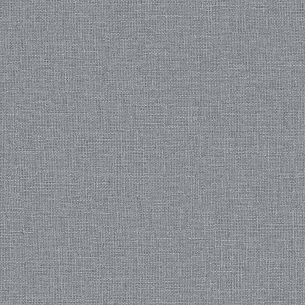 vidaXL Sofa Bed Light Gray Fabric