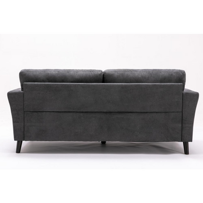 Damian Gray Velvet Fabric Sofa