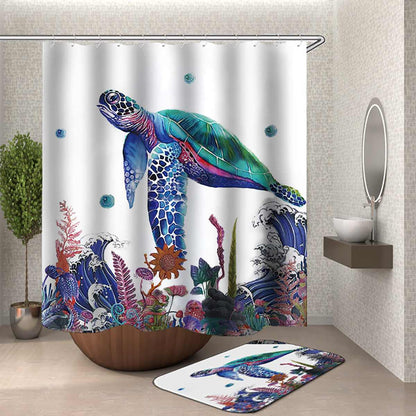 3D Bathroom Mat non-slip Set